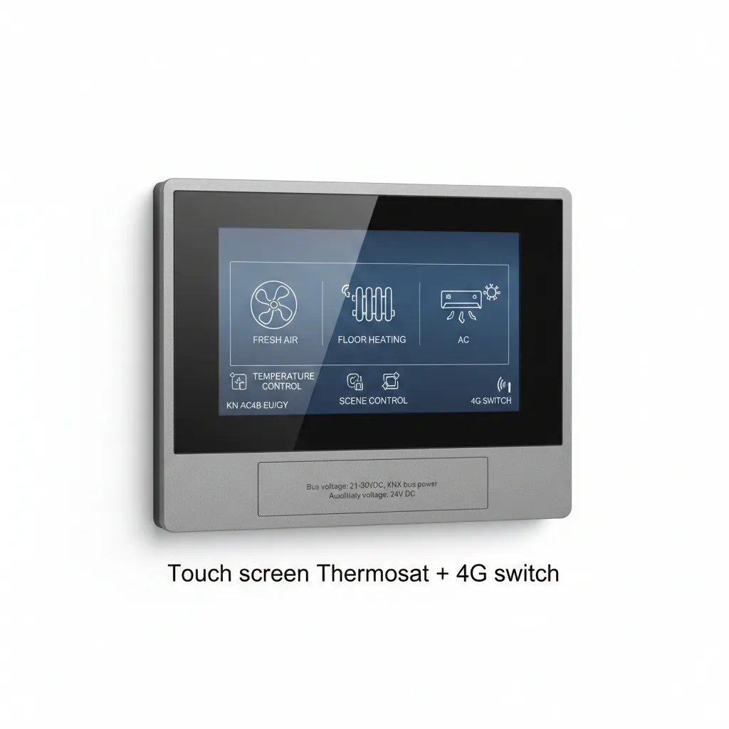 Touch screen Thermostat + 4G switch