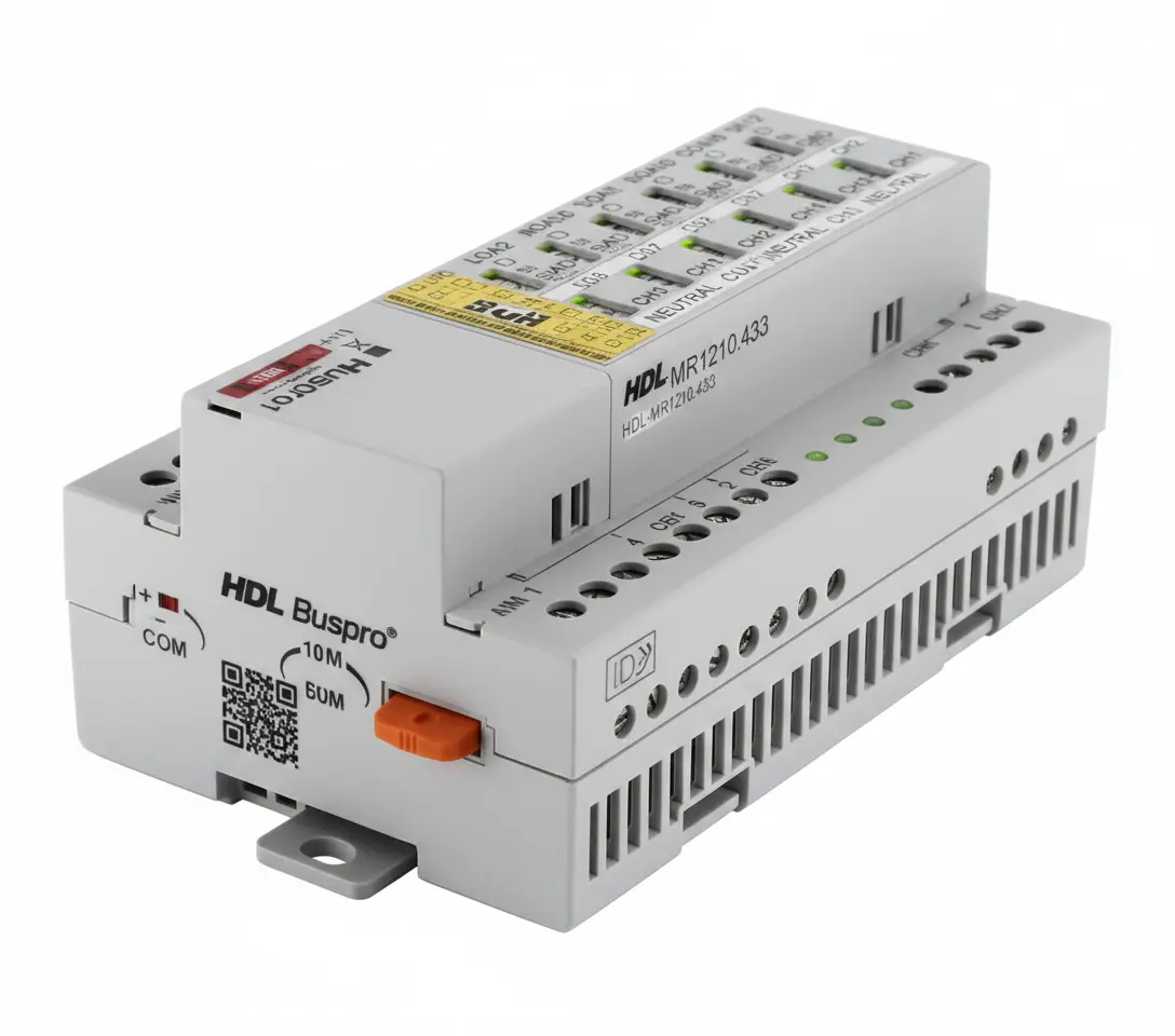 12R, Relay 12ch 10Amp / ch, DIN-Rail Mount (G4)