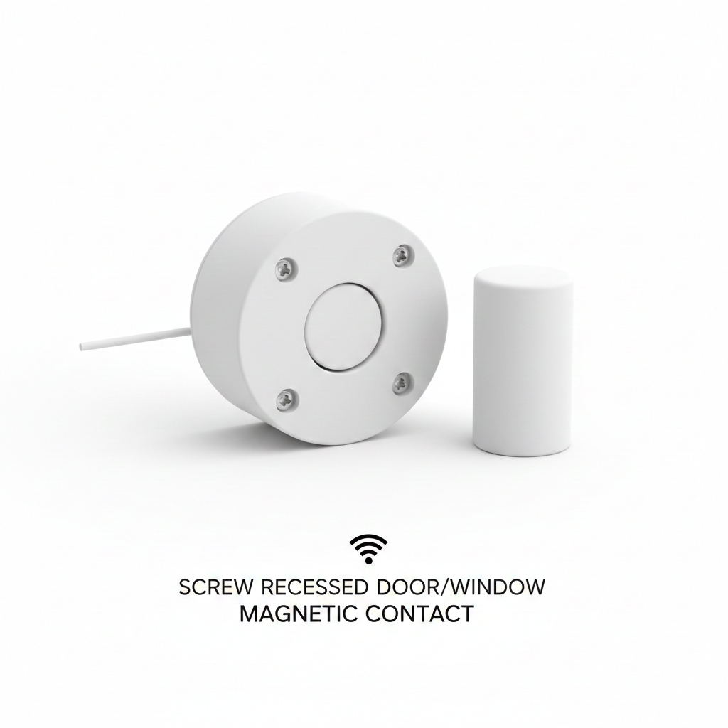 Screw Recessed Door/Window Magnetic Contact