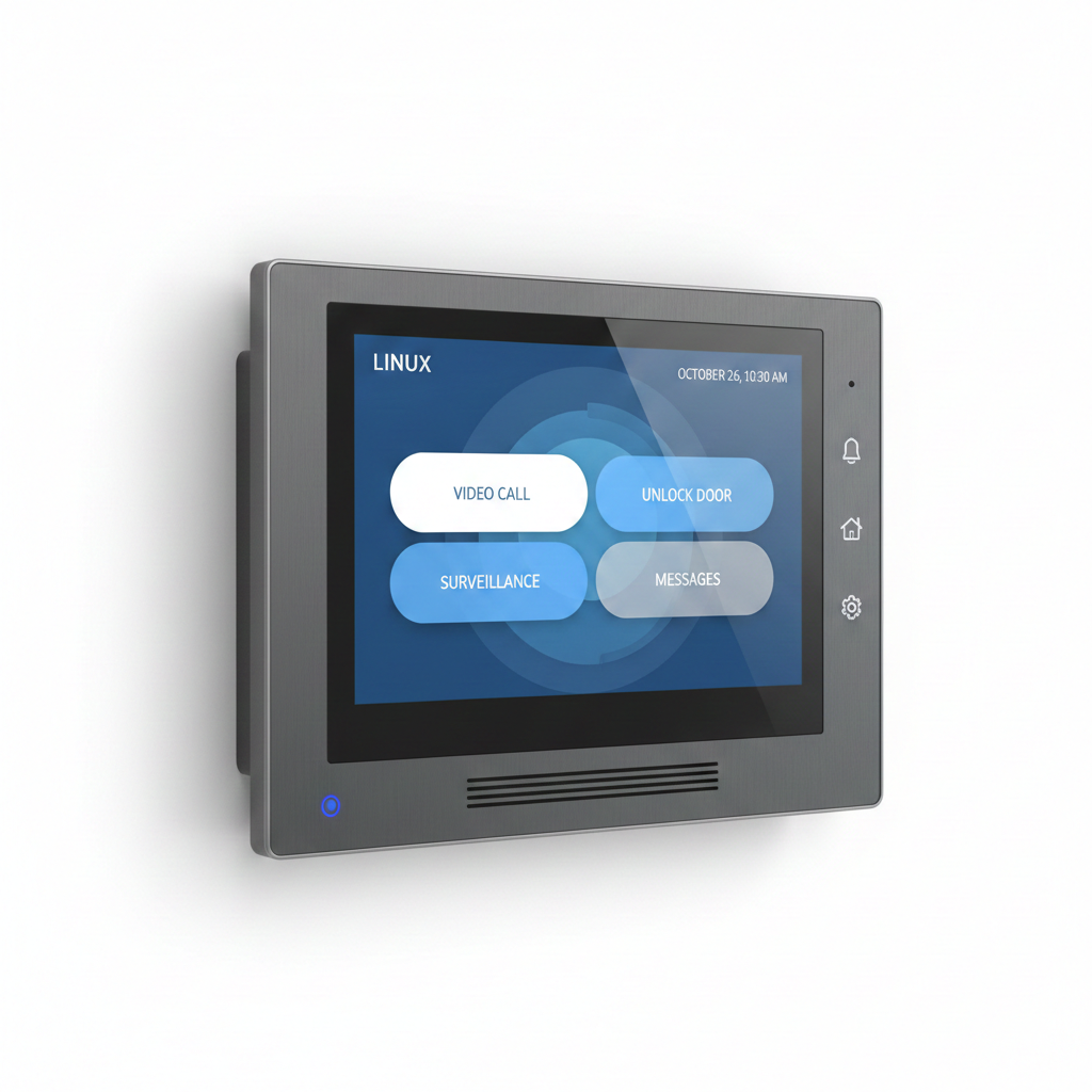 7-inch Linux Intercom (Elegant) Wall Mountable