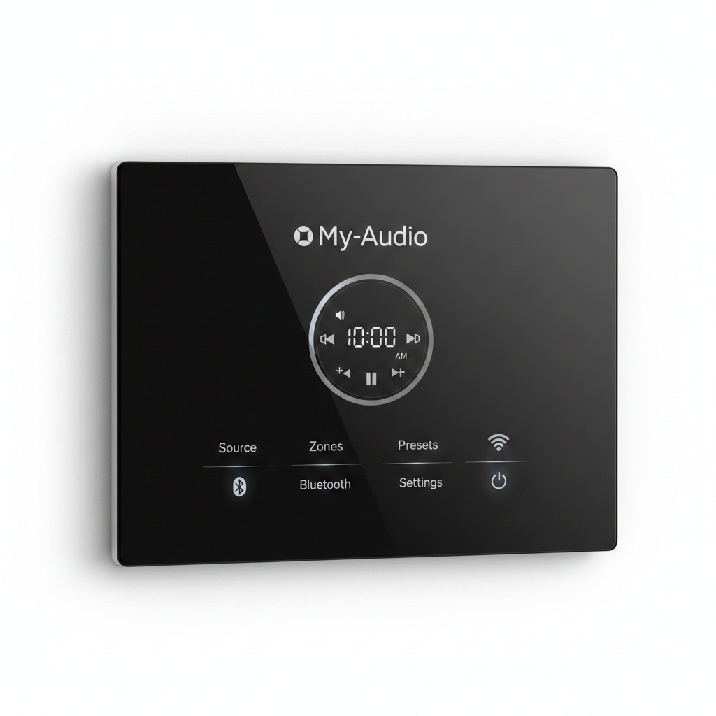 My-Audio 2 Wall Player - Black Glass Touch