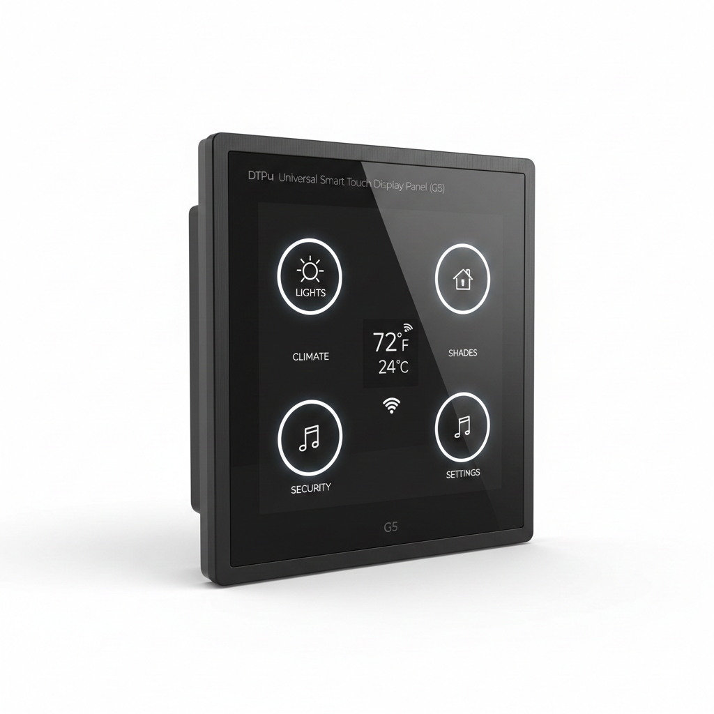 DTPu Universal Smart Touch Button Display Panel (G5) - Black