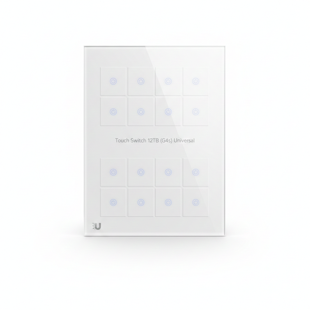 (12 Squares) Touch Switch 12TB (G4s) Universal - White
