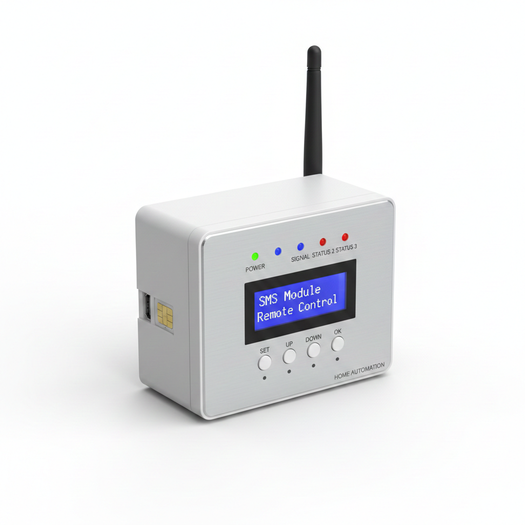 SMS Module Remote Control and Monitoring