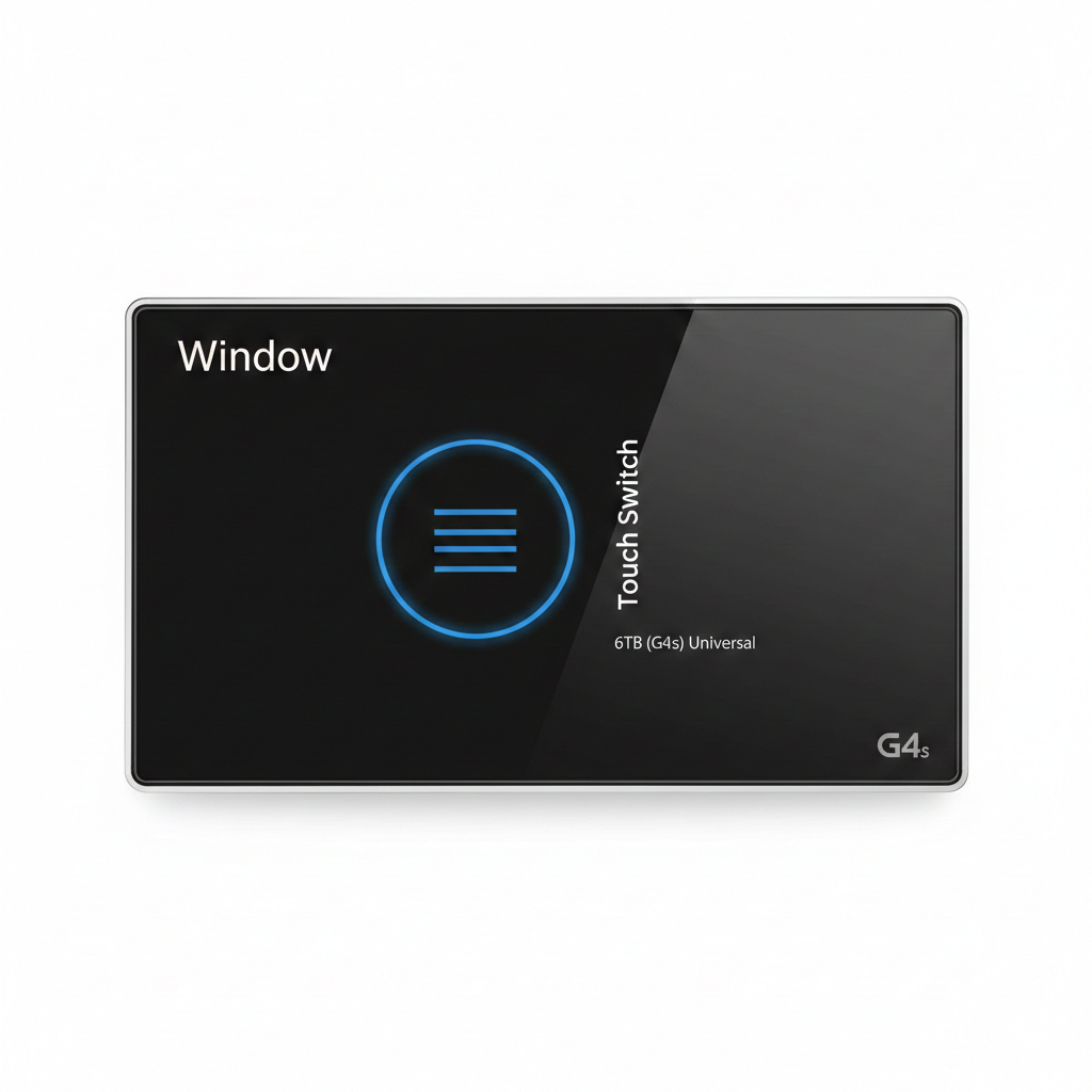 (Window) Touch Switch 6TB (G4s) Universal - Black