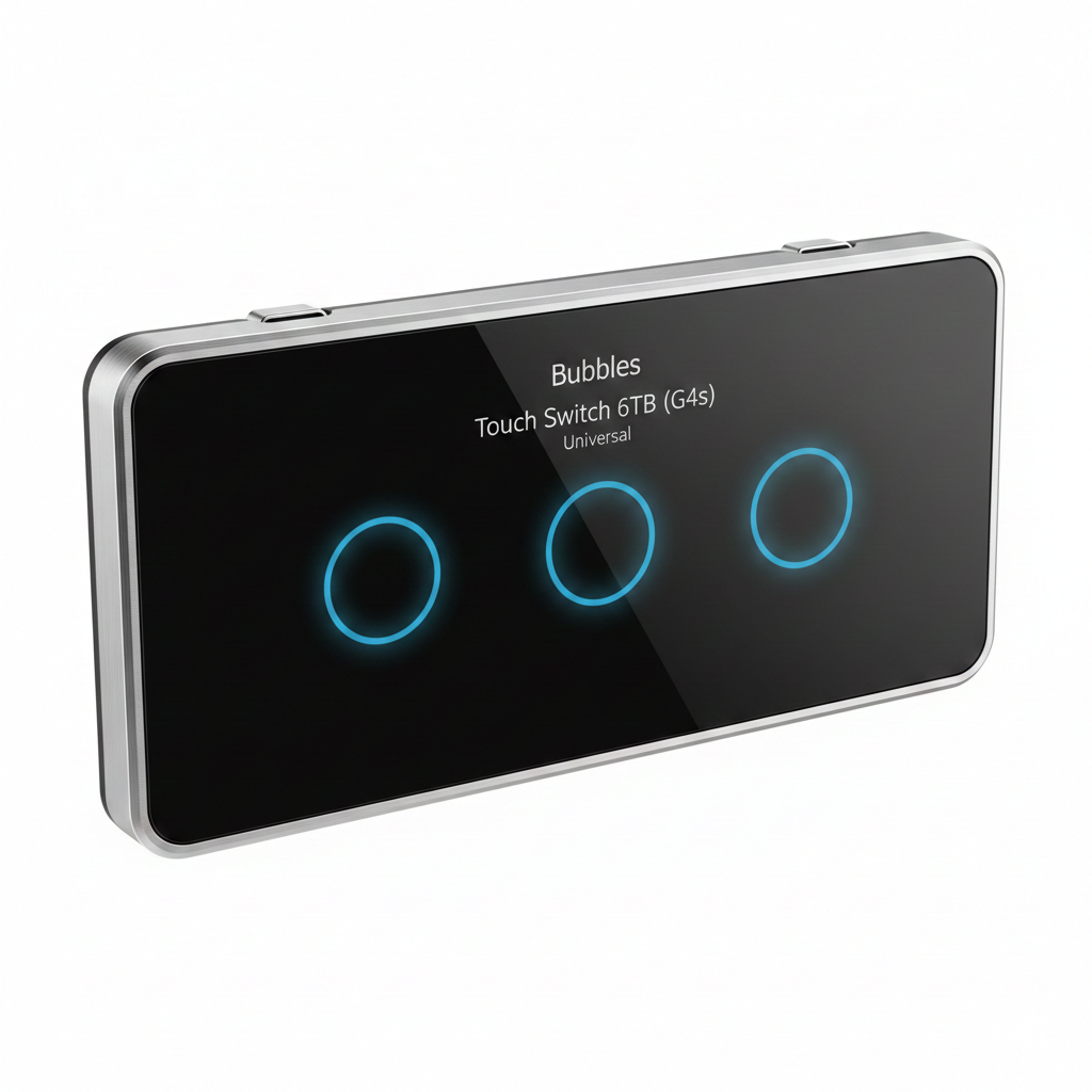 (Bubbles) Touch Switch 6TB (G4s) Universal - Black