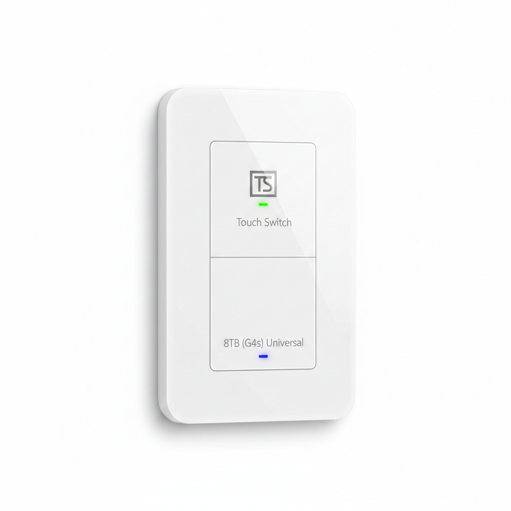 (TS) Touch Switch 8TB (G4s) Universal - White