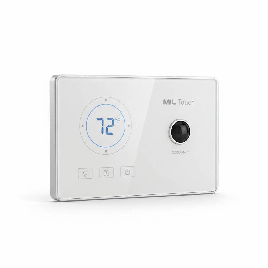 MIL Touch Thermostat and Switch Panel with Occupancy